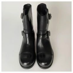 Prada Rodeo Leather Boots (eu 41) Black -winter shoes Sales 2023 806016 3