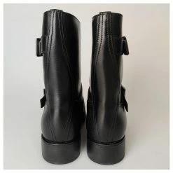 Prada Rodeo Leather Boots (eu 41) Black -winter shoes Sales 2023 806016 5