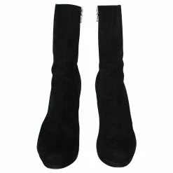 Dries Van Noten Black Pointed Toe Leather Boots -winter shoes Sales 2023 806452 3