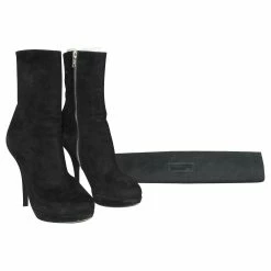 Dries Van Noten Black Pointed Toe Leather Boots -winter shoes Sales 2023 806452 9