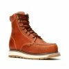 Men's Frontier II Moc Toe 8-Inch Dual Density Work Boots Light Brown