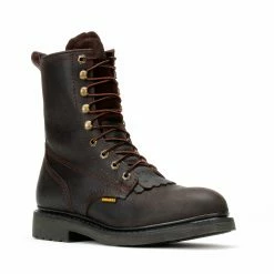 Men’s Bonanza Boondocks 8-Inch Goodyear Welts Work Boots Brown