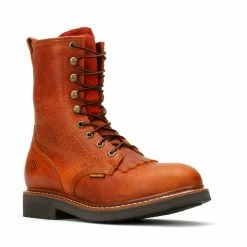 Men’s Bonanza Boondocks 8-Inch Goodyear Welts Work Boots Light Brown