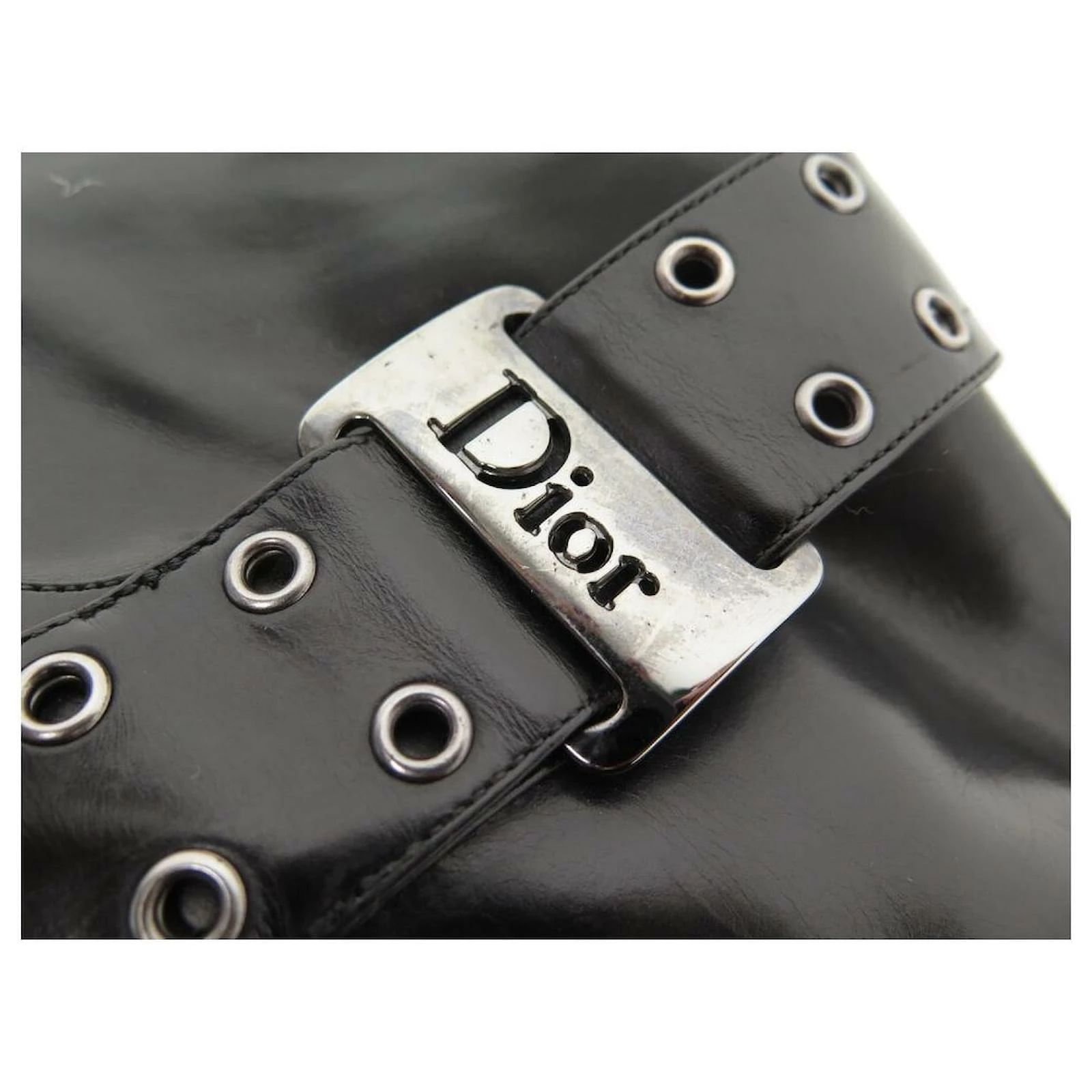 CHRISTIAN DIOR SHOES STREET BOOTS 41.5 BLACK LEATHER LEATHER BOOTS 10 CHRISTIAN DIOR SHOES STREET BOOTS 41.5 BLACK LEATHER LEATHER BOOTS - Image 10