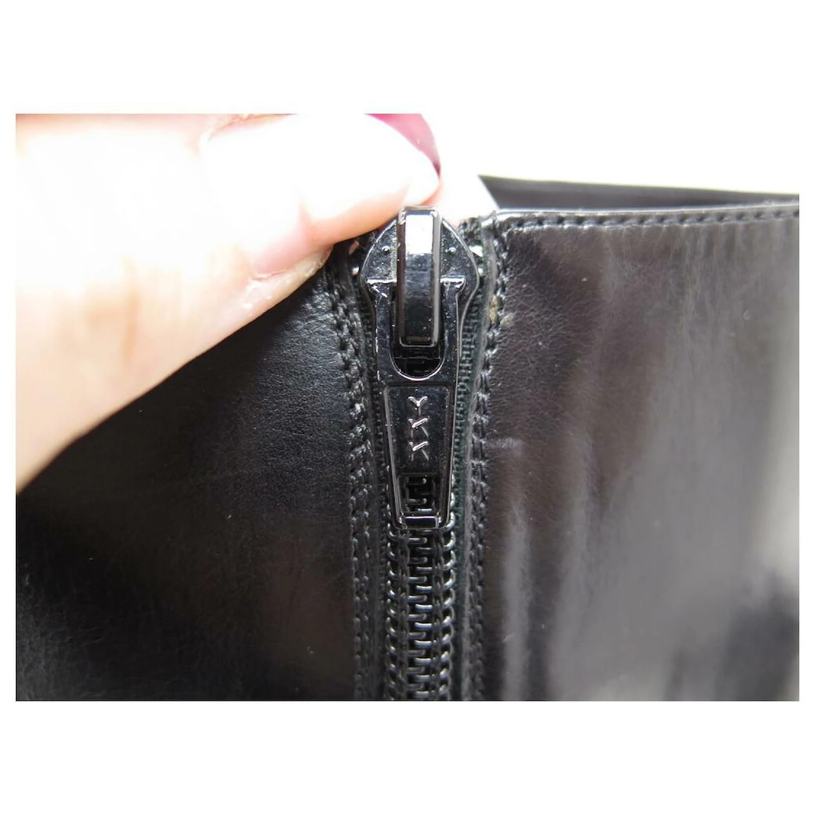 CHRISTIAN DIOR SHOES STREET BOOTS 41.5 BLACK LEATHER LEATHER BOOTS 6 CHRISTIAN DIOR SHOES STREET BOOTS 41.5 BLACK LEATHER LEATHER BOOTS - Image 6