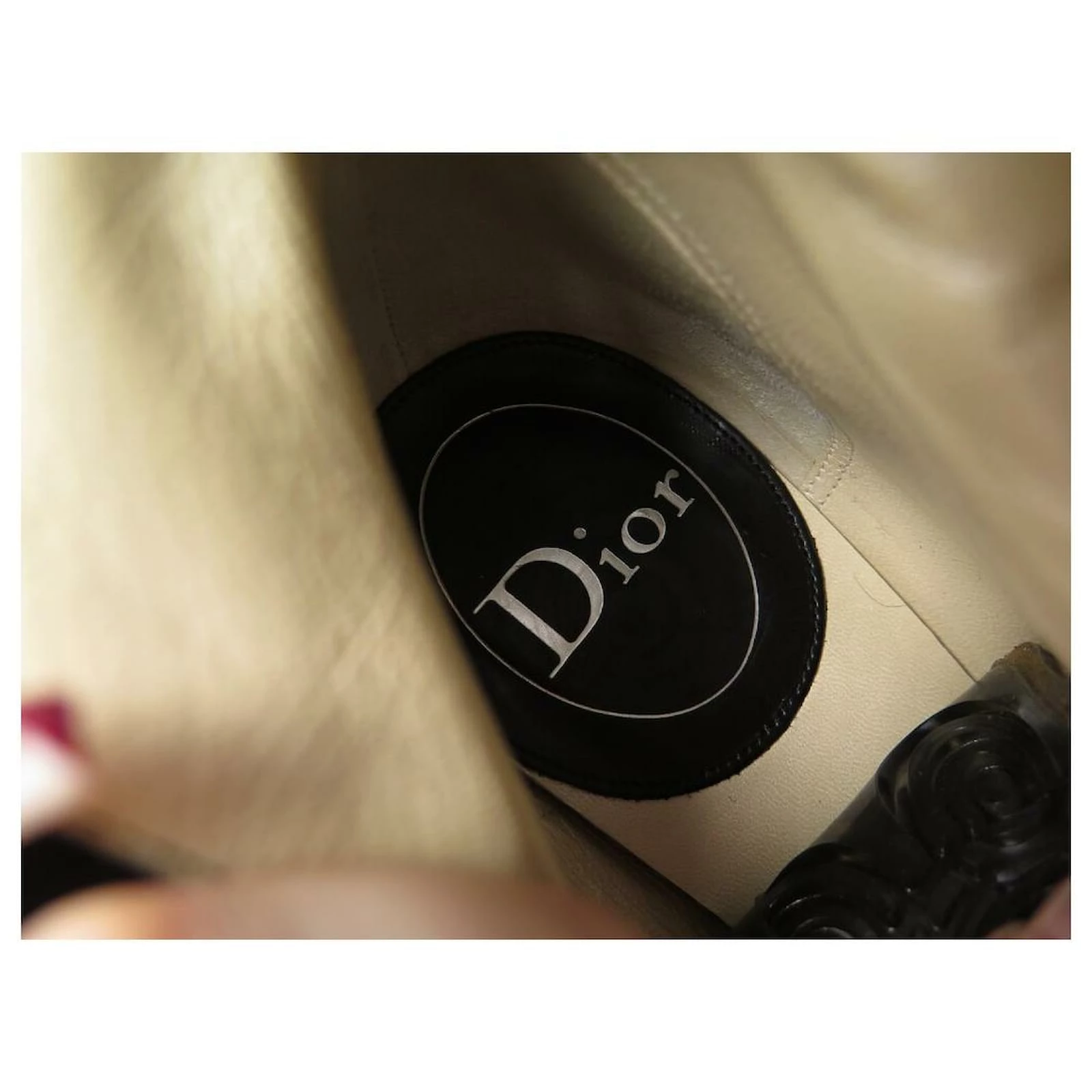 CHRISTIAN DIOR SHOES STREET BOOTS 41.5 BLACK LEATHER LEATHER BOOTS 7 CHRISTIAN DIOR SHOES STREET BOOTS 41.5 BLACK LEATHER LEATHER BOOTS - Image 7