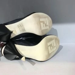 FENDI Ankle Boots T.eu 37 Patent Leather Black -winter shoes Sales 2023 822536 5