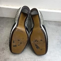 FENDI Ankle Boots T.eu 38 Leather Navy Blue -winter shoes Sales 2023 822542 6