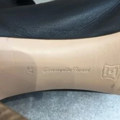 GIANVITO ROSSI Ankle Boots T.eu 37 Leather Black -winter shoes Sales 2023 822545 8