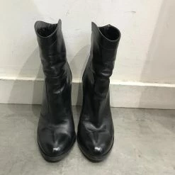 GIANVITO ROSSI Ankle Boots T.eu 37.5 Leather Black -winter shoes Sales 2023 822547 3