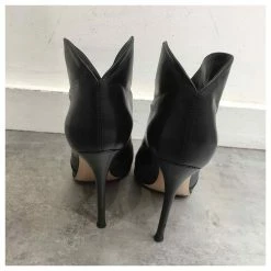 GIANVITO ROSSI Ankle Boots T.eu 36.5 Leather Black -winter shoes Sales 2023 822549 3