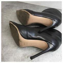 GIANVITO ROSSI Ankle Boots T.eu 36.5 Leather Black -winter shoes Sales 2023 822549 4