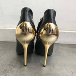 GIUSEPPE ZANOTTI Ankle Boots T.eu 37.5 Leather Black -winter shoes Sales 2023 822551 3