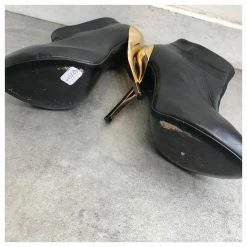 GIUSEPPE ZANOTTI Ankle Boots T.eu 37.5 Leather Black -winter shoes Sales 2023 822551 4