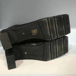 BALENCIAGA Ankle Boots T.eu 38 Leather Black -winter shoes Sales 2023 822590 5