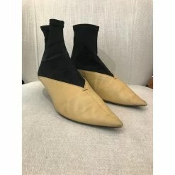 Céline CELINE Ankle Boots T.eu 41 Leather Black -winter shoes Sales 2023 822594 4