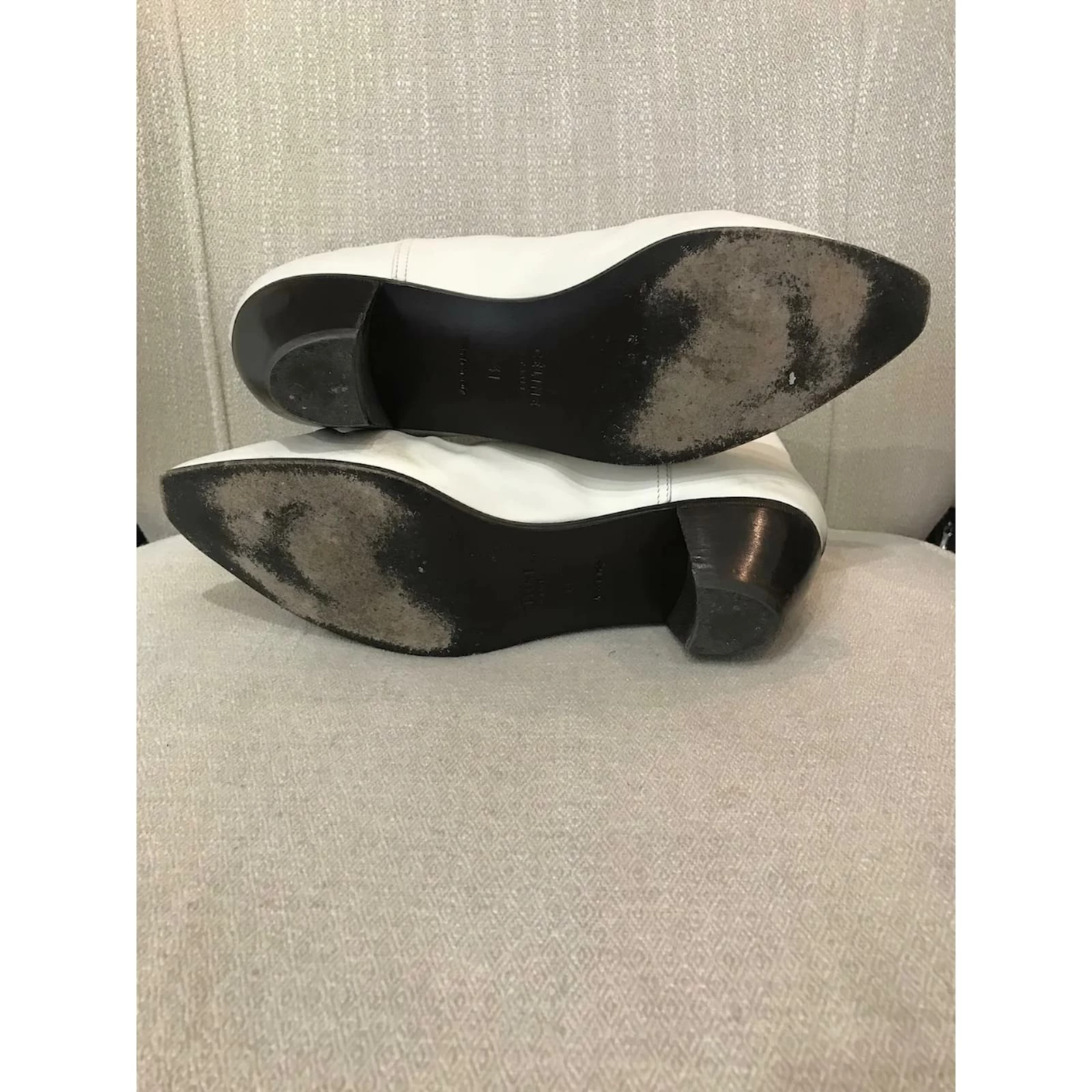 Céline CELINE Ankle Boots T.eu 41 Leather White 6 Céline CELINE Ankle Boots T.eu 41 Leather White - Image 6