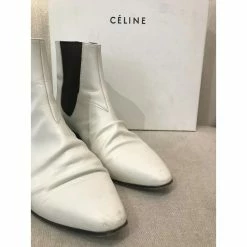 Céline CELINE Ankle Boots T.eu 41 Leather White 13 Céline CELINE Ankle Boots T.eu 41 Leather White -winter shoes Sales 2023 822595 7