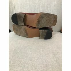 Céline CELINE Ankle Boots T.eu 40 Leather Dark Red -winter shoes Sales 2023 822598 7