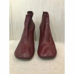Céline CELINE Ankle Boots T.eu 40 Leather Dark Red -winter shoes Sales 2023 822600 3