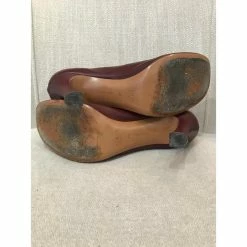 Céline CELINE Ankle Boots T.eu 40 Leather Dark Red -winter shoes Sales 2023 822600 6