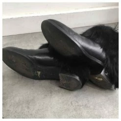 CHANEL Ankle Boots T.eu 37.5 Leather Black -winter shoes Sales 2023 822601 6