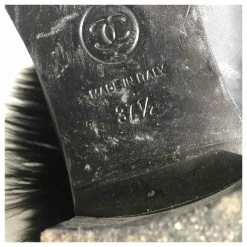 CHANEL Ankle Boots T.eu 37.5 Leather Black -winter shoes Sales 2023 822601 7