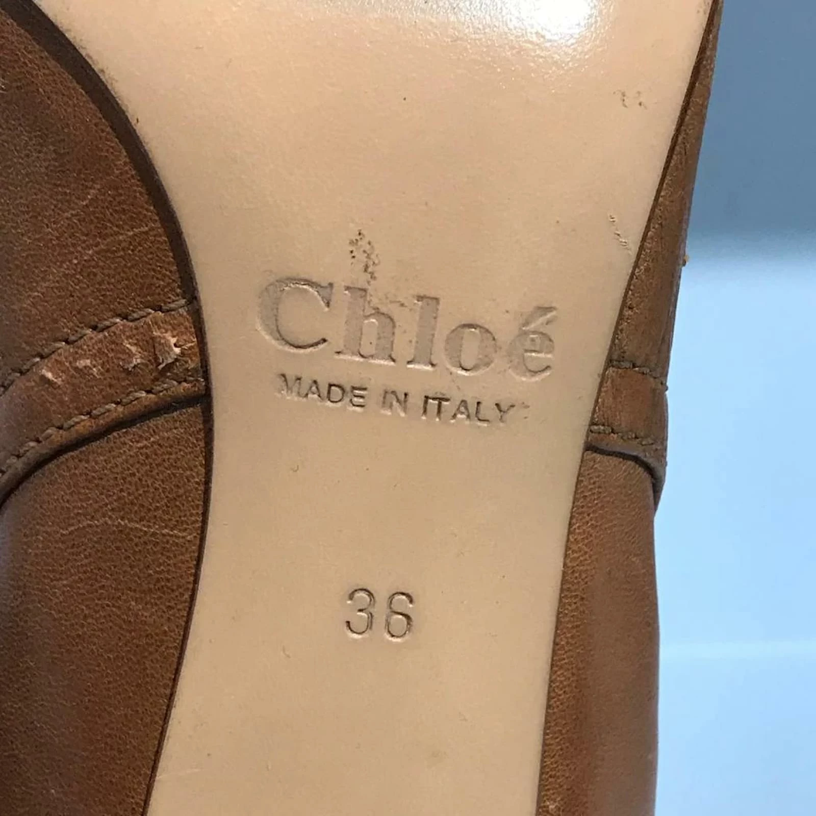 Chloé CHLOE Ankle Boots T.eu 36 Leather 6 Chloé CHLOE Ankle Boots T.eu 36 Leather - Image 6
