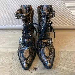 Chloé CHLOE Ankle Boots T.eu 38 Leather Brown -winter shoes Sales 2023 822610 3