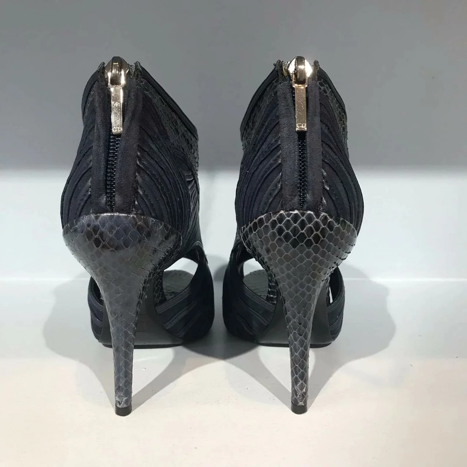 DIOR Ankle Boots T.eu 36 Leather Navy Blue 4 DIOR Ankle Boots T.eu 36 Leather Navy Blue - Image 4