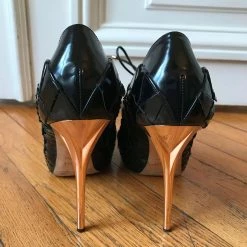 DIOR Ankle Boots T.eu 37.5 Patent Leather Black -winter shoes Sales 2023 822616 5