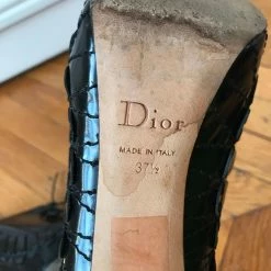 DIOR Ankle Boots T.eu 37.5 Patent Leather Black -winter shoes Sales 2023 822616 7