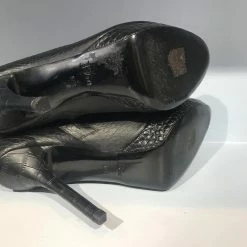 DIOR Ankle Boots T.eu 37.5 Leather Black -winter shoes Sales 2023 822617 5