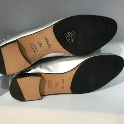 Hermès HERMES Ankle Boots T.eu 37.5 Leather Silvery -winter shoes Sales 2023 823494 5