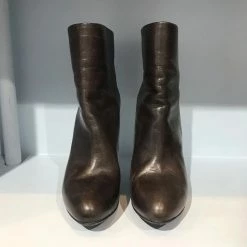 LANVIN Ankle Boots T.eu 37.5 Leather Brown -winter shoes Sales 2023 823501 3