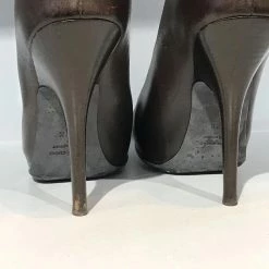 LANVIN Ankle Boots T.eu 37.5 Leather Brown -winter shoes Sales 2023 823501 6