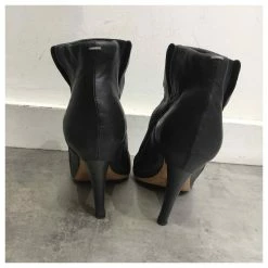 MAISON MARTIN MARGIELA Ankle Boots T.eu 37 Leather Black -winter shoes Sales 2023 823511 3
