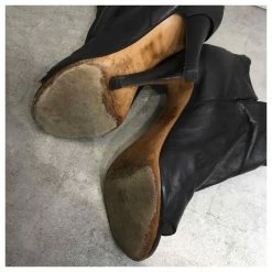 MAISON MARTIN MARGIELA Ankle Boots T.eu 37 Leather Black -winter shoes Sales 2023 823511 4