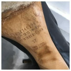 MAISON MARTIN MARGIELA Ankle Boots T.eu 37 Leather Black -winter shoes Sales 2023 823511 5