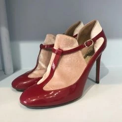 VALENTINO GARAVANI Ankle Boots T.eu 38 Patent Leather Red -winter shoes Sales 2023 823534 4