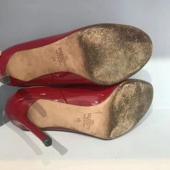 VALENTINO GARAVANI Ankle Boots T.eu 38 Patent Leather Red -winter shoes Sales 2023 823534 6