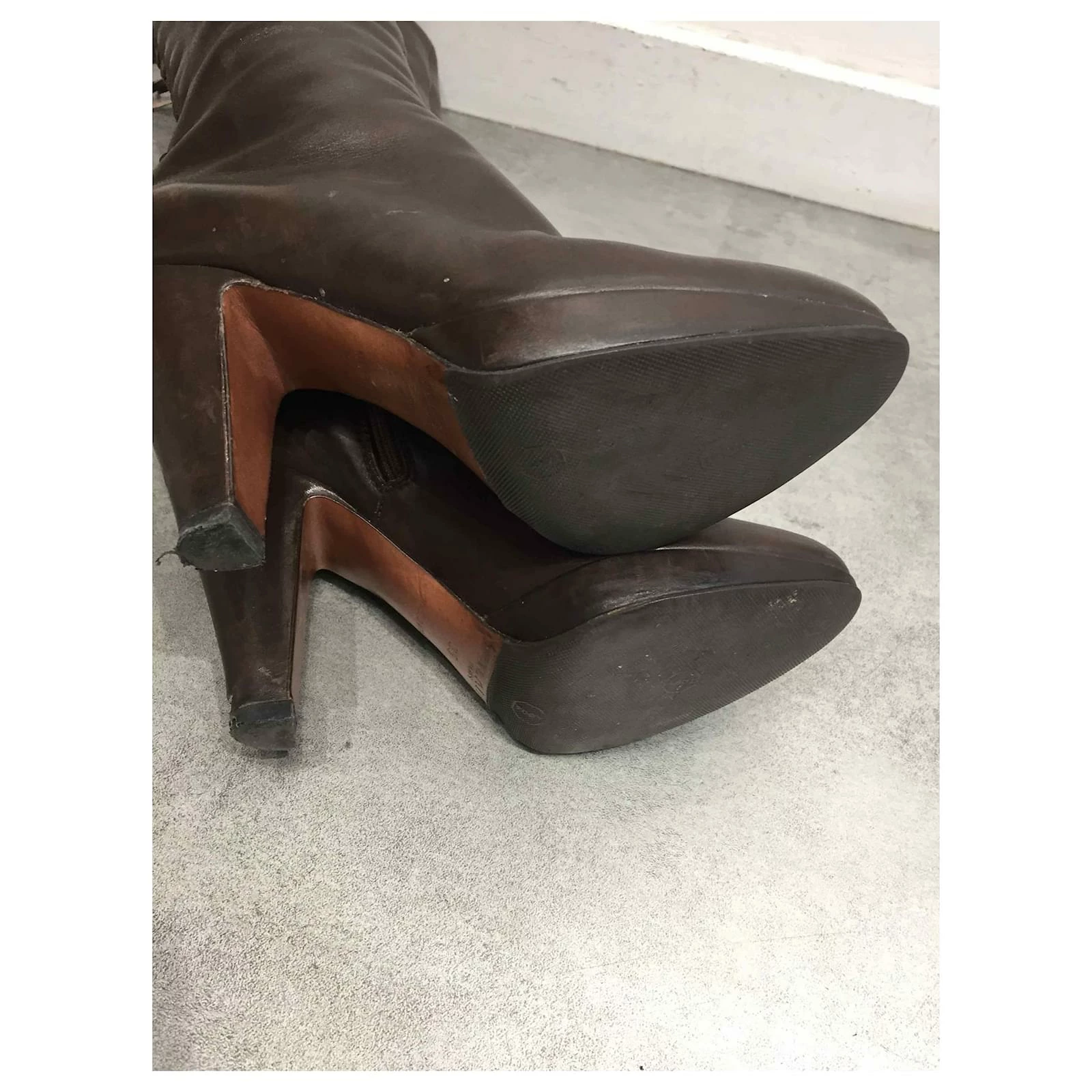 Alaïa ALAIA Boots T.eu 35 Leather Brown 5 Alaïa ALAIA Boots T.eu 35 Leather Brown - Image 5