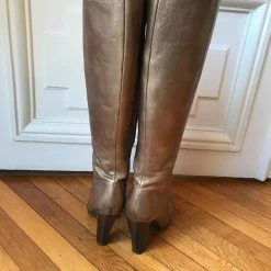 BARBARA BUI Boots T.eu 36 Leather Golden -winter shoes Sales 2023 823546 4