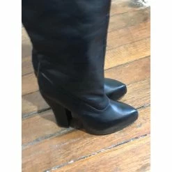 CARVEN Boots T.eu 37 Leather Black -winter shoes Sales 2023 823550 5