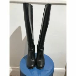 Céline CELINE Boots T.eu 37.5 Leather Black -winter shoes Sales 2023 823551 3