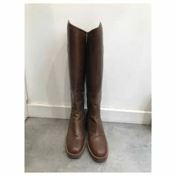 CHANEL Boots T.eu 37.5 Leather Brown 10 CHANEL Boots T.eu 37.5 Leather Brown -winter shoes Sales 2023 823554 4