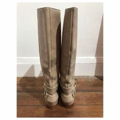 Chloé CHLOE Boots T.eu 36 Leather Beige -winter shoes Sales 2023 823557 6