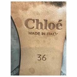Chloé CHLOE Boots T.eu 36 Leather Grey -winter shoes Sales 2023 823559 8
