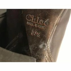 Chloé CHLOE Boots T.eu 37.5 Leather Brown -winter shoes Sales 2023 823561 6