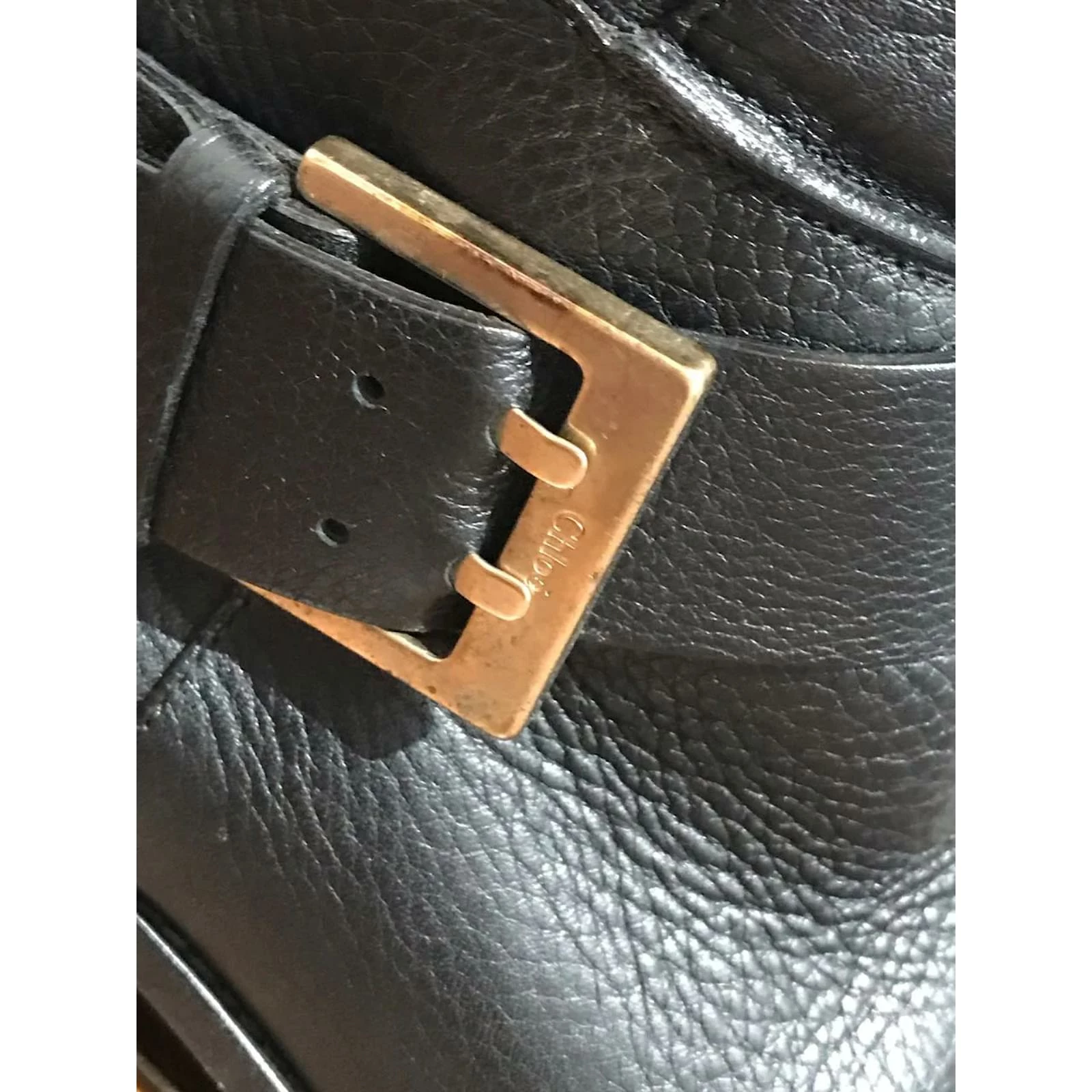 Chloé CHLOE Boots T.eu 36.5 Leather Black 3 Chloé CHLOE Boots T.eu 36.5 Leather Black - Image 3